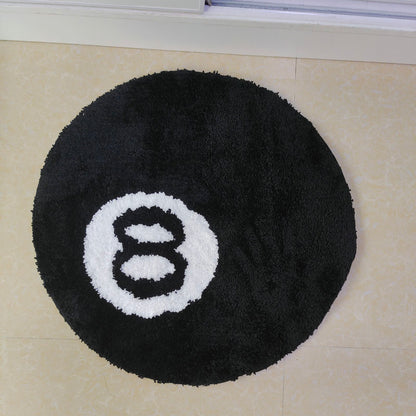 8-ball rug